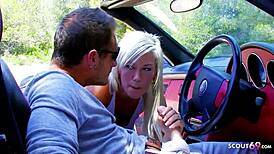 Sexy Milky Big Tits Teen Gets Rough Car Pound!