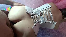 Puta latina wife rented for deep anal dp by mature boss for cash