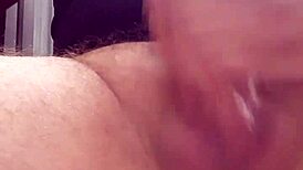 dutch babe strokes monster cock till massive cum explosion