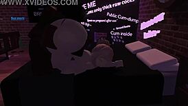 damn this big ass black whore prostitute shakes it wild on monster cock in roblox fuck frenzy