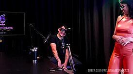 casal kaliente teases bia hot in sheer red lingerie podcast prelims part 3