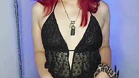 redhead latina ass slut gives dirty joi closeup jerk off instructions for your huge load