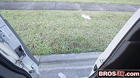 Hungry Big-Tit Milf Hunts Cock On Reverse Bangbus Ride