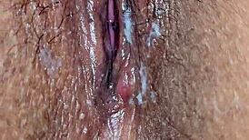 Wanna see this juicy latina housewife drip wet from vibrator and big cock in bedroom?