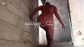 engineer spanks boss ass outdoors till she screams