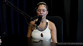 wanna see barbara sol's curvy ass teased in lingerie podcast??