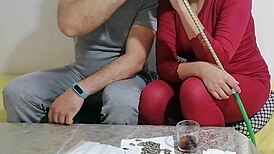 feel the erotic rush as big arab cock pounds my sexy arab wife to wet orgasm