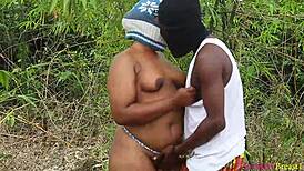 You walk out in the village and suddenly get fucked doggystyle bent over big ass outdoors