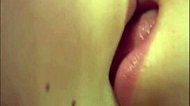 Ultimate close-up collection of Asian lesbian kisses