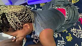 Colombian milf deepthroats fat cock rimjobs ass then bends for doggy destruction