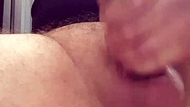 dutch babe strokes monster cock till massive cum explosion