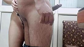 boss pounds beautiful athletic secretary in office yoga