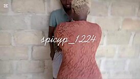 engineer spanks boss ass outdoors till she screams