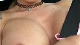 sexy milf mommy's tattooed outfit perfect for flashing these big tits!