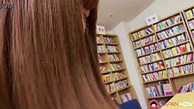 Misaki Asuka Fucks Teacher In Library Uncensored Doggystyle