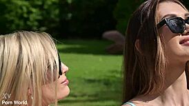 Summer Seminar Sparks Candee Licious Leo Ahsoka Steamy FFM Threesome Outdoor DP