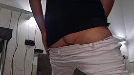wanna watch this sexy italian boy get stared at while cumming hard on slutty stepmom's huge cock home?