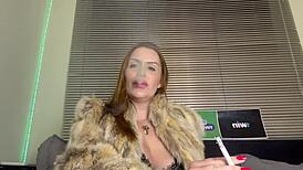maisa pravo smokes spits humiliates in latex joi femdom tease legendado
