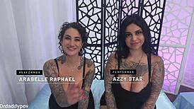 Doctor, feel our deepthroats as voluptuous arabelle raphael and azzy star worship your cock in hospital threesome?
