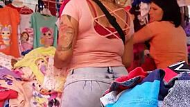 culazo jeans tease big ass curves