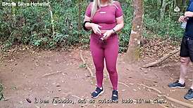 we found perfect stud on trail, he fucked me doggy raw brazilian style