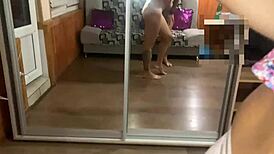 Fucking THE MILF near the MIRROR she cums hard doggystyle in her skirt free version