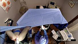 i can't believe lilith rose spreads her shaved latina pussy backstage in handcuffs