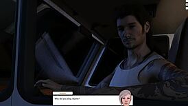 I ride redhead's shaved pussy midnight style creampie merry christmas