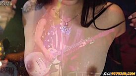 She teases in a slow striptease ripping clothes off seductively in softcore compilation bliss