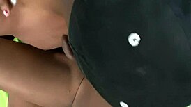 Black milf rides monster cocks deepthroat anal in steamy threesome