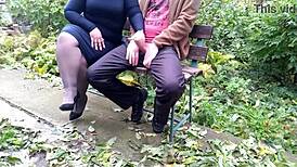 Curvy stepmom's teasing hand leads to sticky release