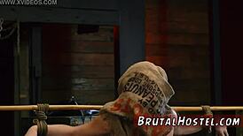 Oiled big-tits teen cristi ann squirms in extreme bdsm tickle!