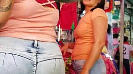 culazo jeans tease big ass curves