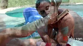 Rich blonde cougar wife cheats riding cock anal cowgirl in california retro