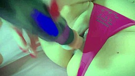 the latina pornstar shoves sex machine in pussy ass and mouth for intense joi pov orgasm