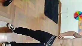 calling party guys to line up for milf latina double blowjobs on monster cocks big and small