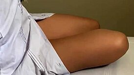 Colegiala 18 undresses for teacher she's failing he takes advantage fucks her hard she screams profe it hurts pleasure!