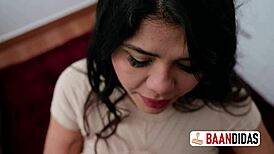 damn this fat latina girlfriend would rather suck dick than go out to eat