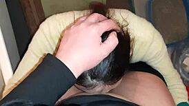 Stranger Licks Pussy Clean After Public Toilet Piss For Orgasm