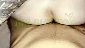 tight latina teen gets bareback fucked doggystyle by muscular friend creampie inside