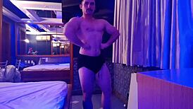 my horny student gave head to trainer mid workout session