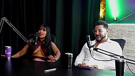 french guy meets brazilian chick on sheer red they do menage slowly introducing liberal scene