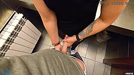 my pussy grips his cock tight in pantyhose like it never wants to let go cum inside