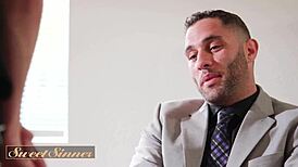 Maddy May Rides Boss Damon Dice's Cock Cowgirl Till Creamy Cum Skin Blast