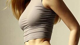 Middle Eastern Lingerie Models Pose Barefoot in Panties and Sexy Underwear