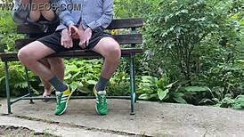 mature cougar saggy tits bbw outdoor doggystyle cum covered public