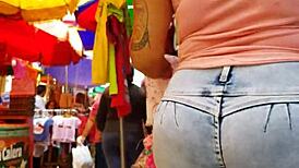 culazo jeans tease big ass curves