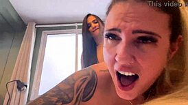 that hot fuck with her steamy wet pussy sucking cock ready to explode