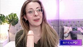 Italian milf sucks dildo deep then fingers ass before wild ride?