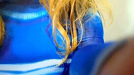 i slap my soft trans tits with bbc dildo while lactating puffy nipples